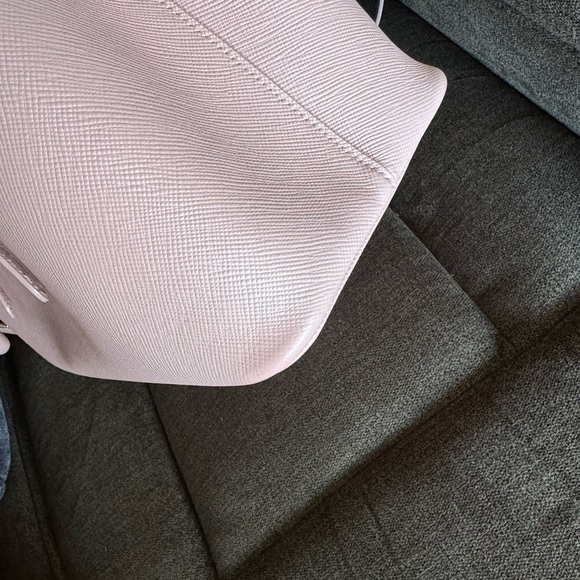 Gorgeous Authentic PRADA Saffiano Cuir Double Leather Tote Bag in Pink - Picture 5 of 12